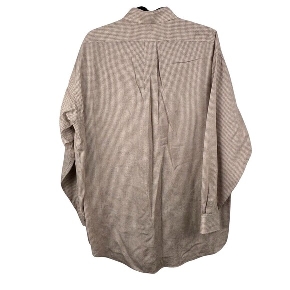 Ralph Lauren Dress shirt Men 16 1/2 - 32/33 Brown XStripe Cotton Oxford Yarmouth - Picture 2 of 6